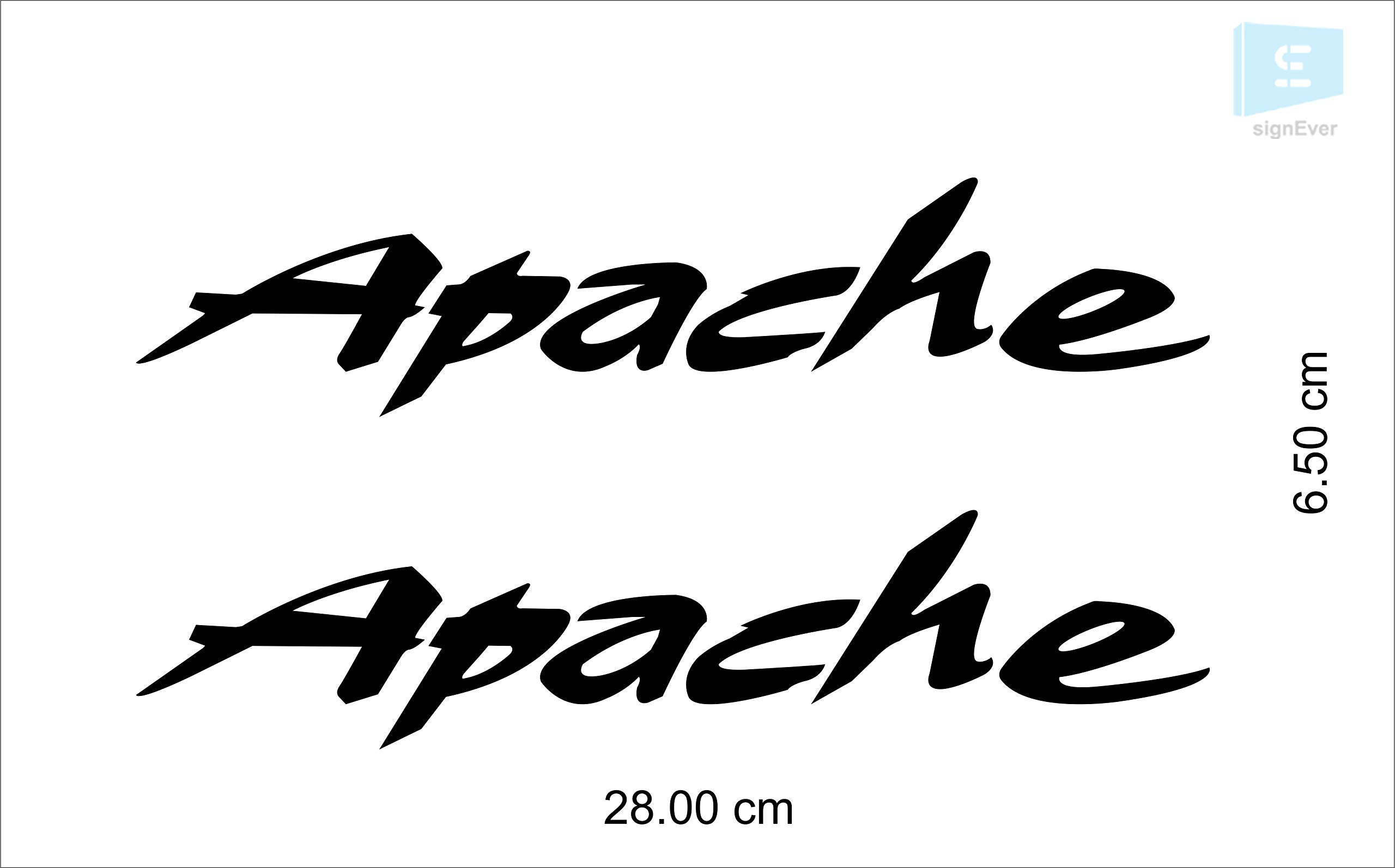 SIGN EVER Sticker for Bike Side Tank Color:Black Decals L x H 28.00 cm x 6.50 cm (Pack of 2)