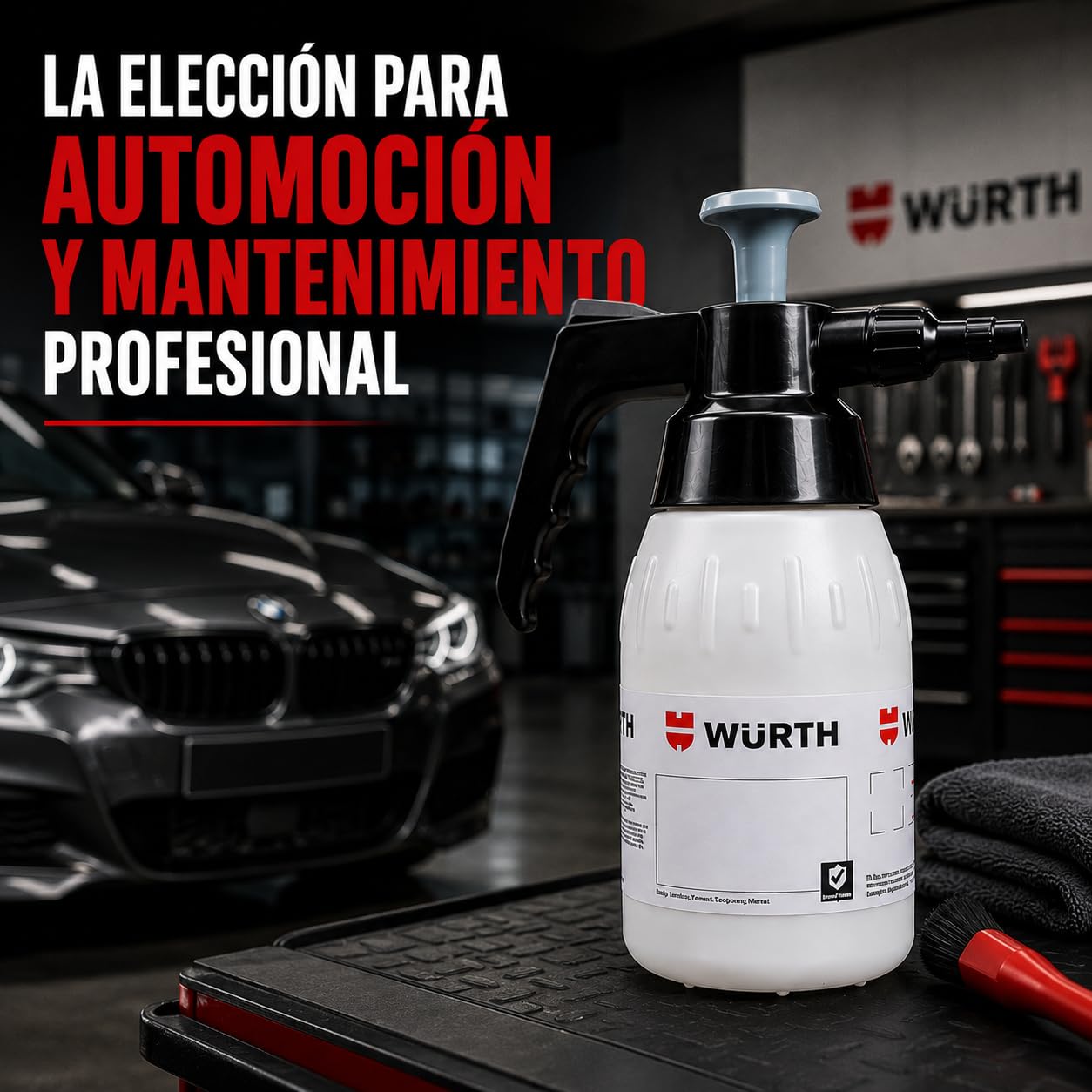 Würth SaBesto - Botella pulverizadora (1 L)