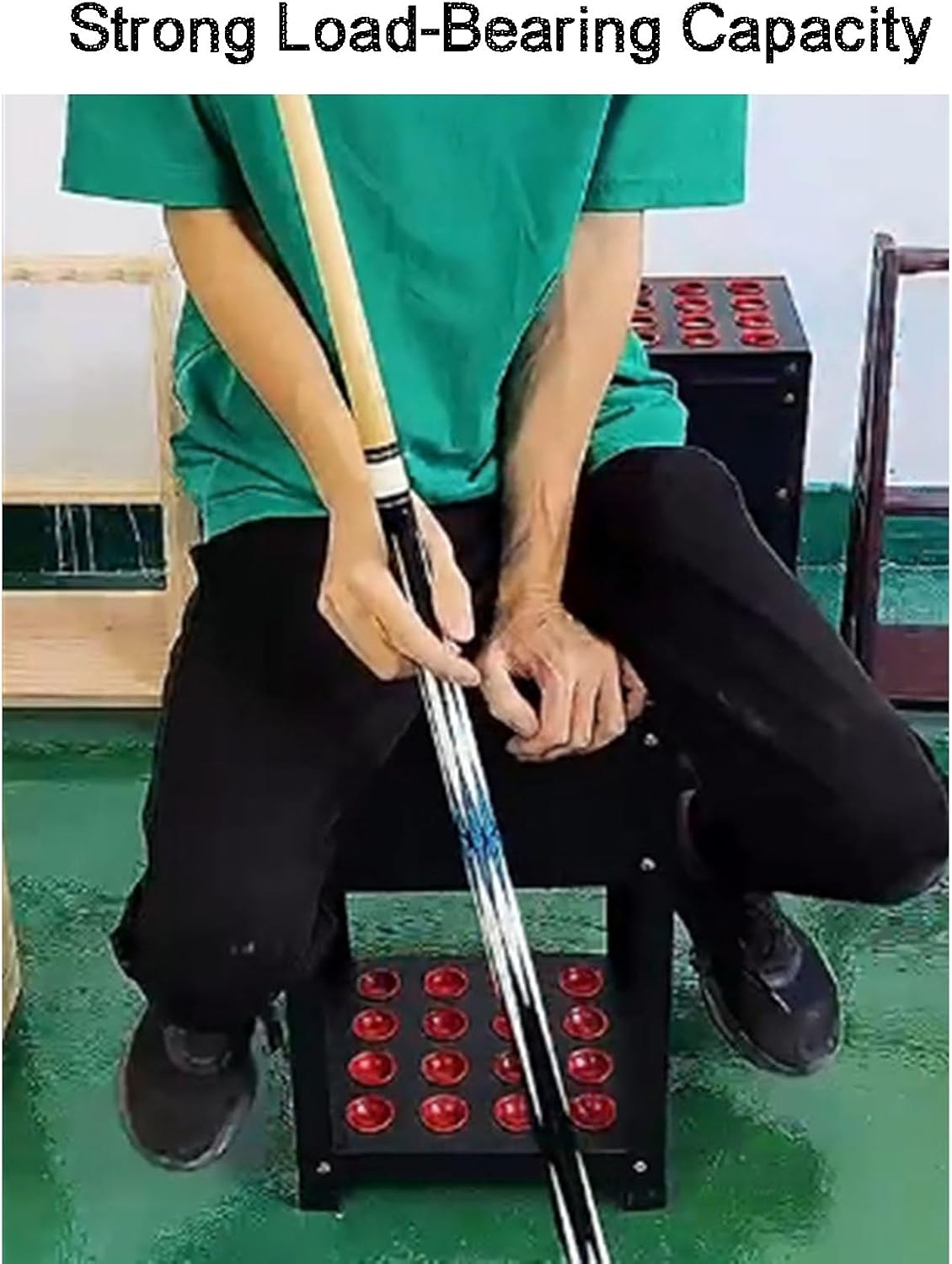 Floor Stand Billiard Cue Rack,Pool Holder for Up To 16 Sticks,Stick,for Game Room,Club