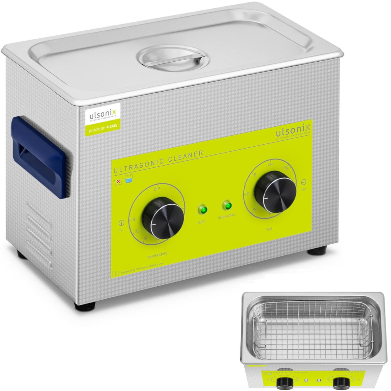 Limpiador De Ultrasonidos Lavadora Ultrasónica PROCLEAN 4.5MS (Temporizador, Frecuencia: 40 kHz, Volumen de 4,5 litros, 120 watt)
