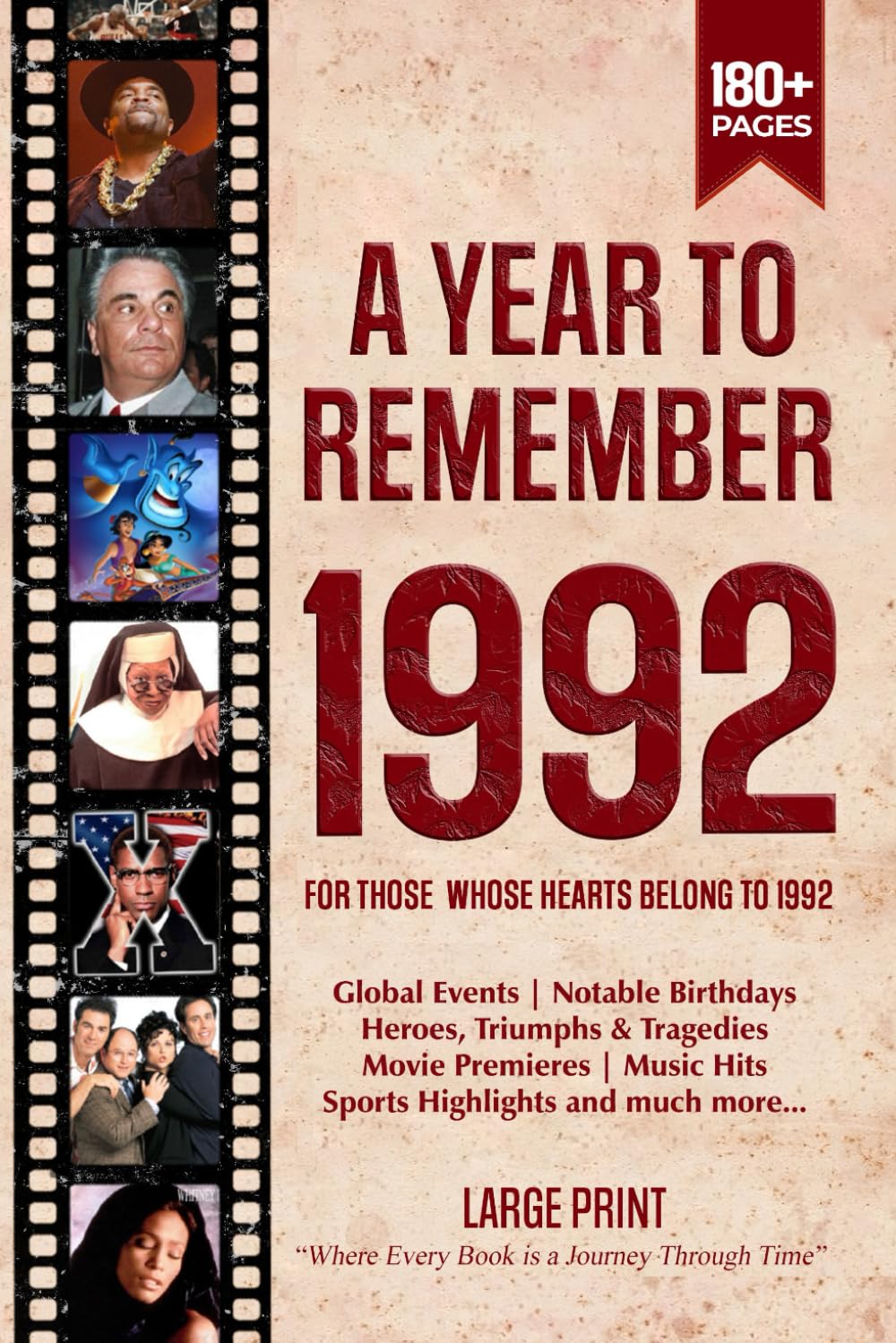 A Year To Remember 1992 History Book: A Nostalgic Tribute for the Radio Babies with Heartfelt Memories of 1992 – An Ideal Gift for Birthdays, Anniversaries, and Special Occasions