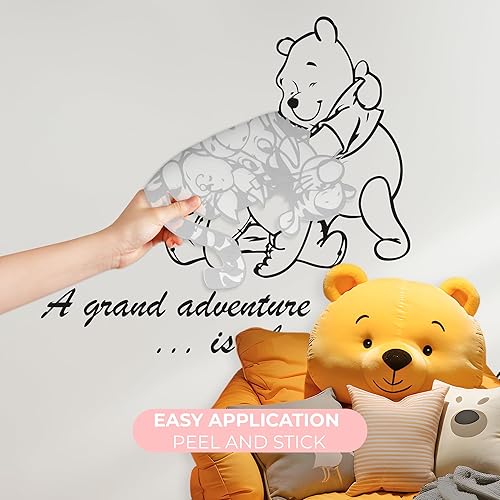 Miniatura 2 de Winnie Pooh & Friends - Calcomanía de pared para habitación de bebé, calcomanía para habitación de bebé (22 pulgadas de ancho x 18 pulgadas de alto)