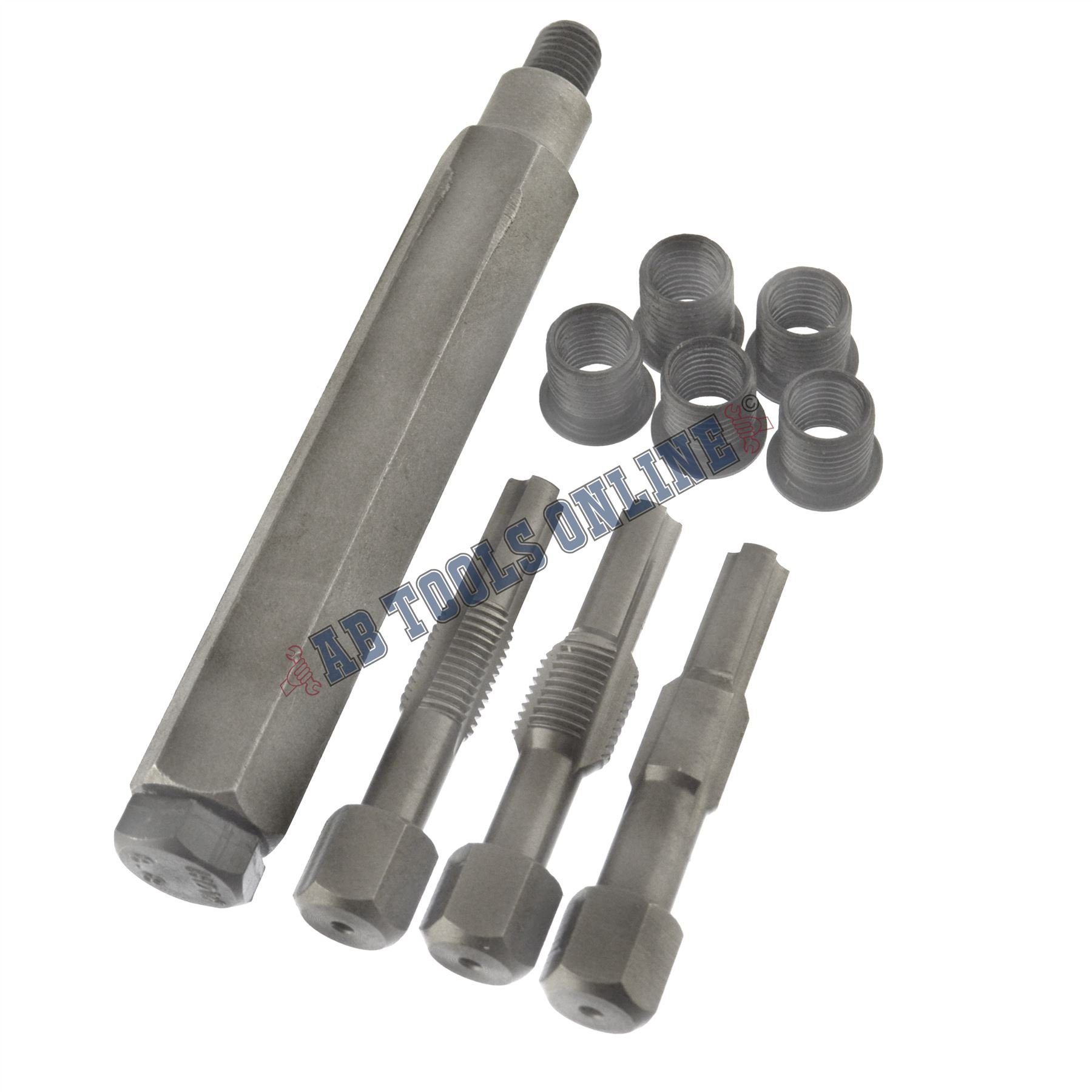 AB Tools-Neilsen Bujía métrica Culata restaurador Toca el Kit de reparación de roscas M8 x 1,0 mm.