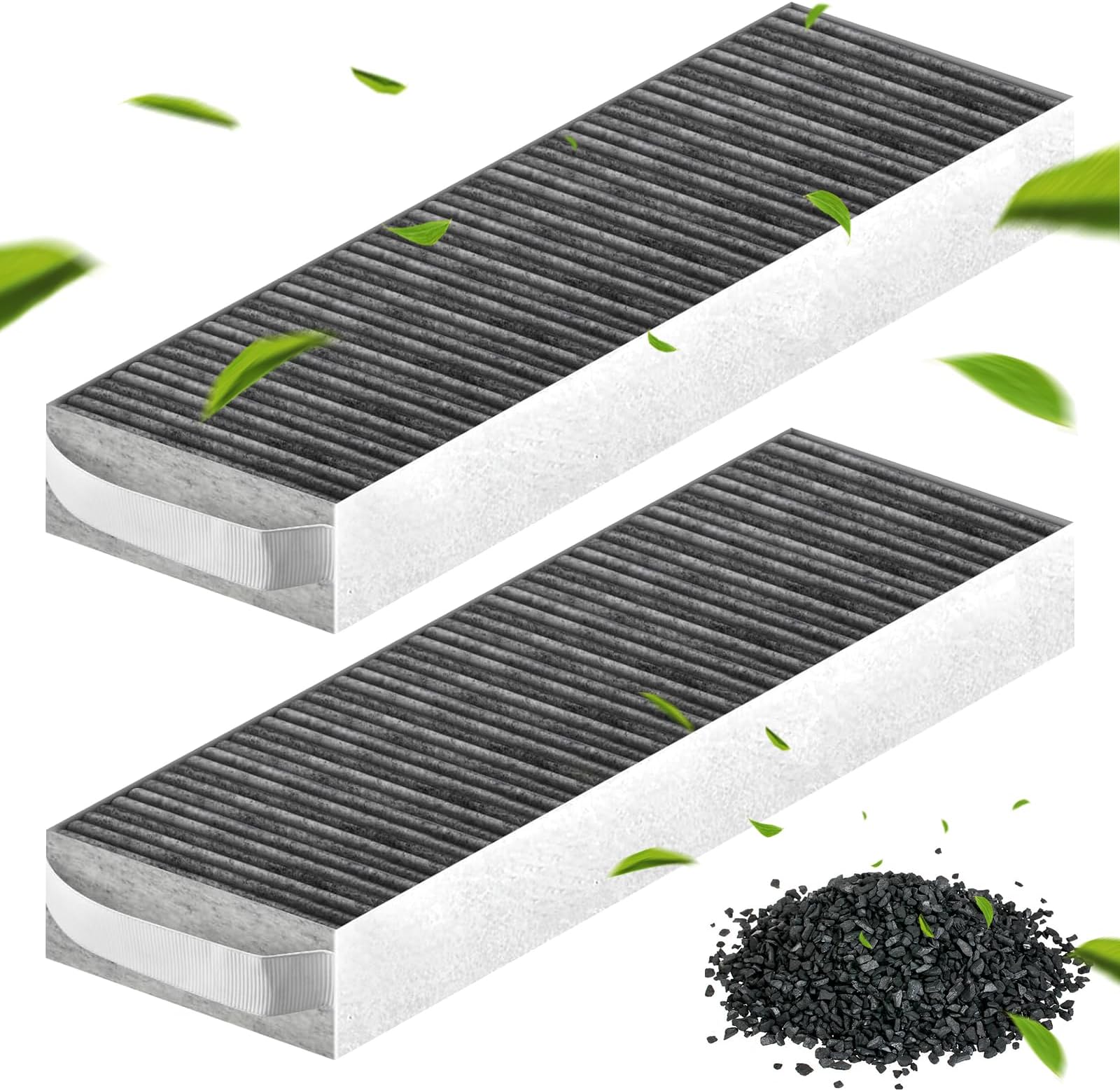 2x Aktivkohlefilter Für Bora Pure PUAKF - Ersatzfilter Für Dunstabzugshauben PURU & PUXU