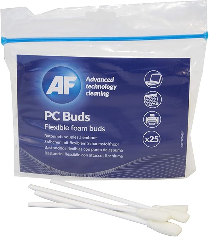 AF PC Buds con Cabeza de Espuma Flexible para Teclados PCB025 Paquete de 25 miniatura 2