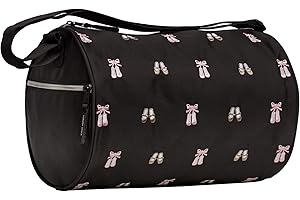5601 Daisy Embroidered Ballet and Tap Dance Small Duffel Bag