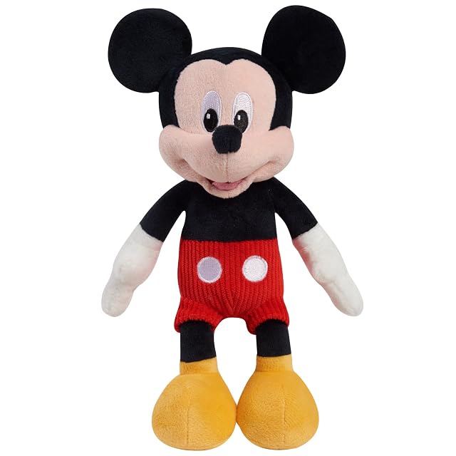 Just Play Animal de Peluche pequeño con Sonidos Mickey Mouse de Disney Classics, de 25,4 cm, Peluche, Juguetes para niños a Partir de 2 años