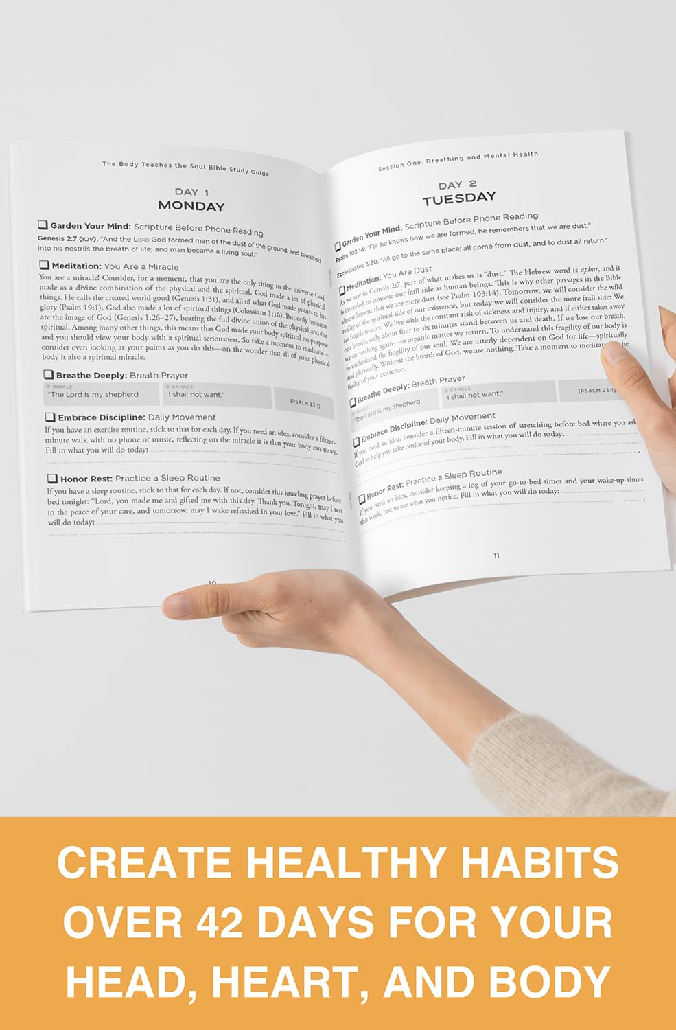 The Body Teaches the Soul Bible Study Guide Plus Streaming Video: Build Habits That Bring Your Body and Faith Into Harmony