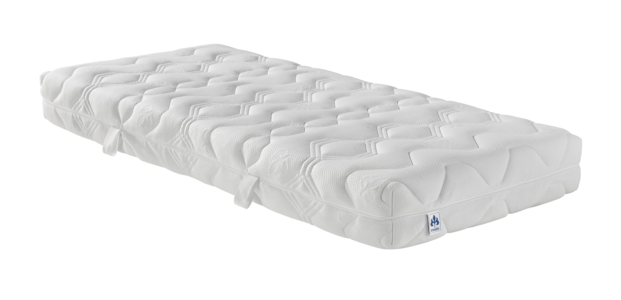 Irisette Lotus Orthopädische 7-Zonen 500er Tonnentaschenfederkernmatratze 100 x 200 cm | Härtegrad H3 mittelfest | OEKO-TEX STANDARD 100 | Deutscher Qualitätsstandard