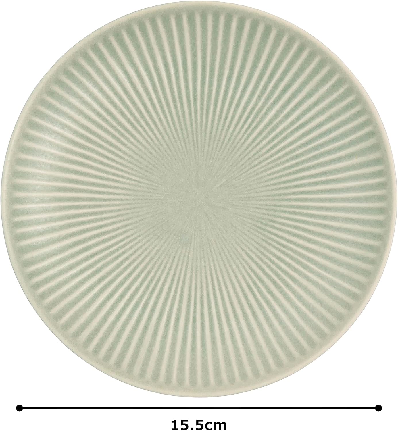 マルサン近藤(Marusankondo) Marusan Kondo 22362 Dish, Tableware, Ceramic, Serving Plate, Bread Plate, 6.1 inches (15.5 cm), Green, Dishwasher Safe, Made in Japan