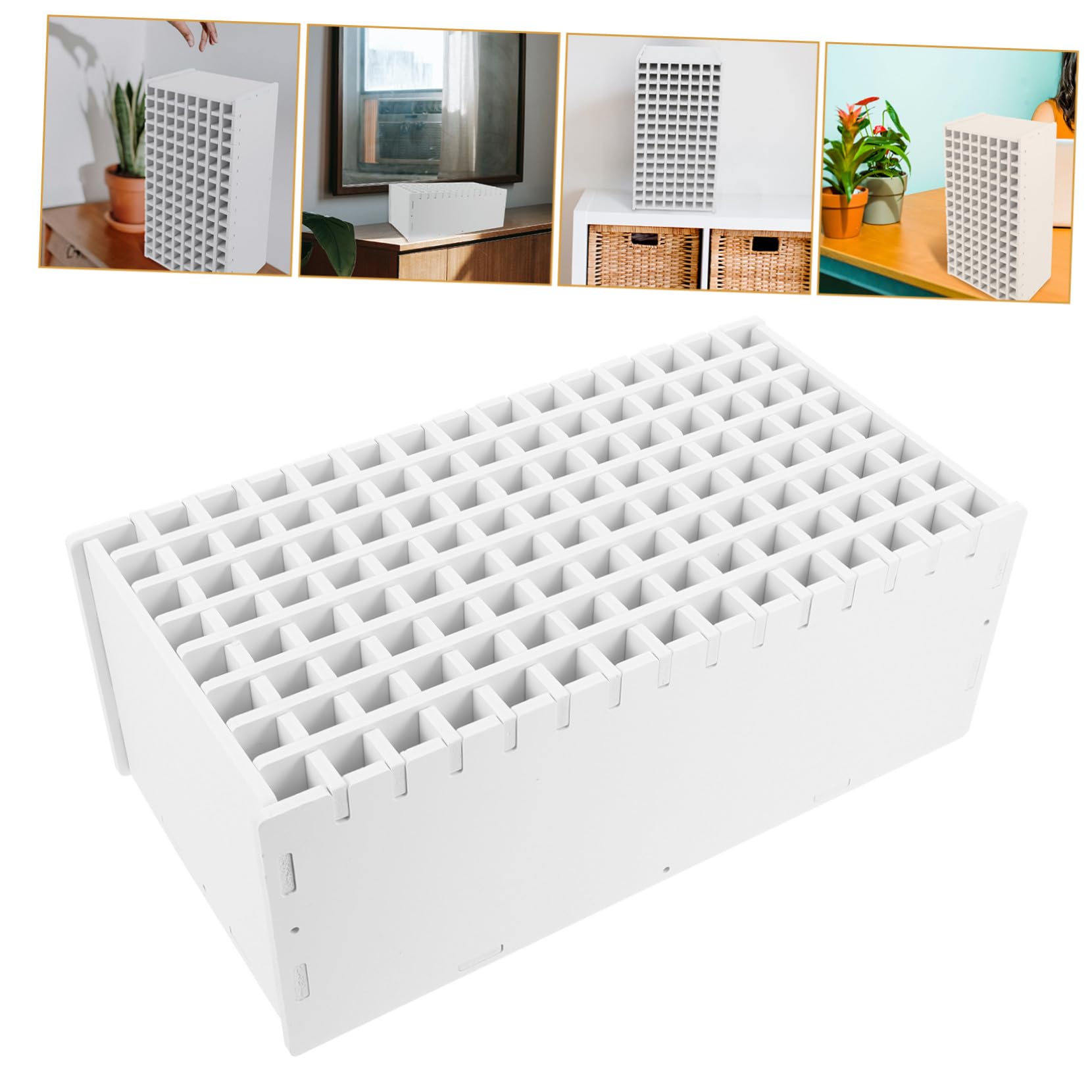 TEHAUX Organizer Portapenne in Legno 120 Scomparti, Portaoggetti da Scrivania Multifunzione per Ufficio, Studio e Scuola, Salvaspazio per Cancelleria e Pennarelli