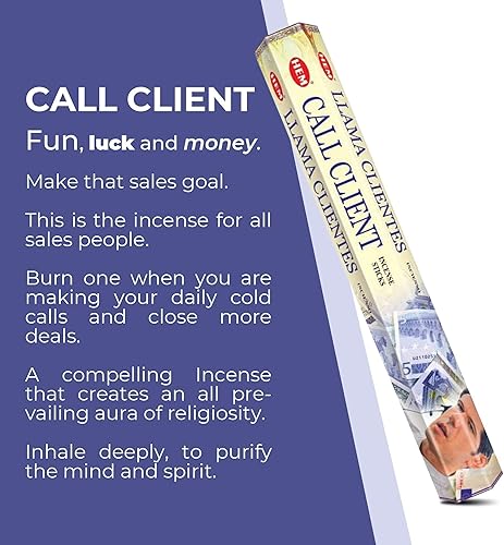 Miniatura 2 de 1 x cliente de llamadas - caja de 120 varillas - dobladillo incienso