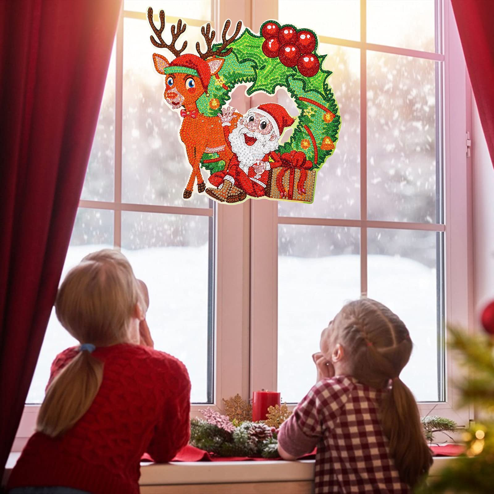 MILAIUN Ghirlanda Natalizia per Albero 6 Pezzi