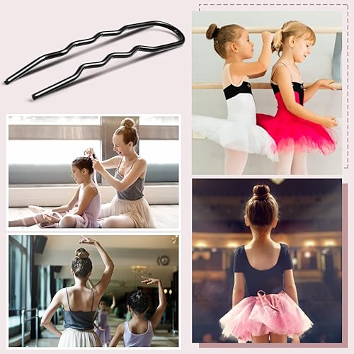 Miniatura 7 de 50 horquillas para el pelo en forma de U de 3 pulgadas, horquillas curvadas para mujeres y niñas, cabello grueso, fino, largo y rizado con caja de