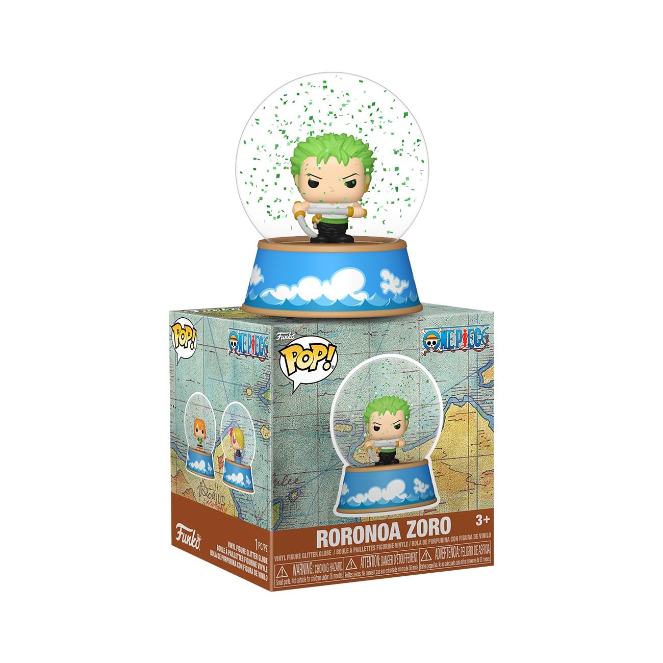 Funko POP! Mini Glitter Globes: One Piece - Zoro