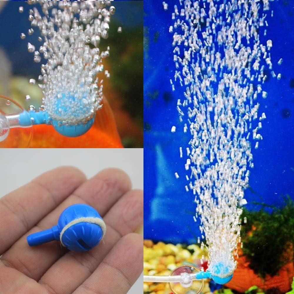 CafurtyPractical Air Bubble Increaser for Aquarium Fish Tank Adjustable Oxygen Increase Ball Air Pump Accessory Aquarium Appliance