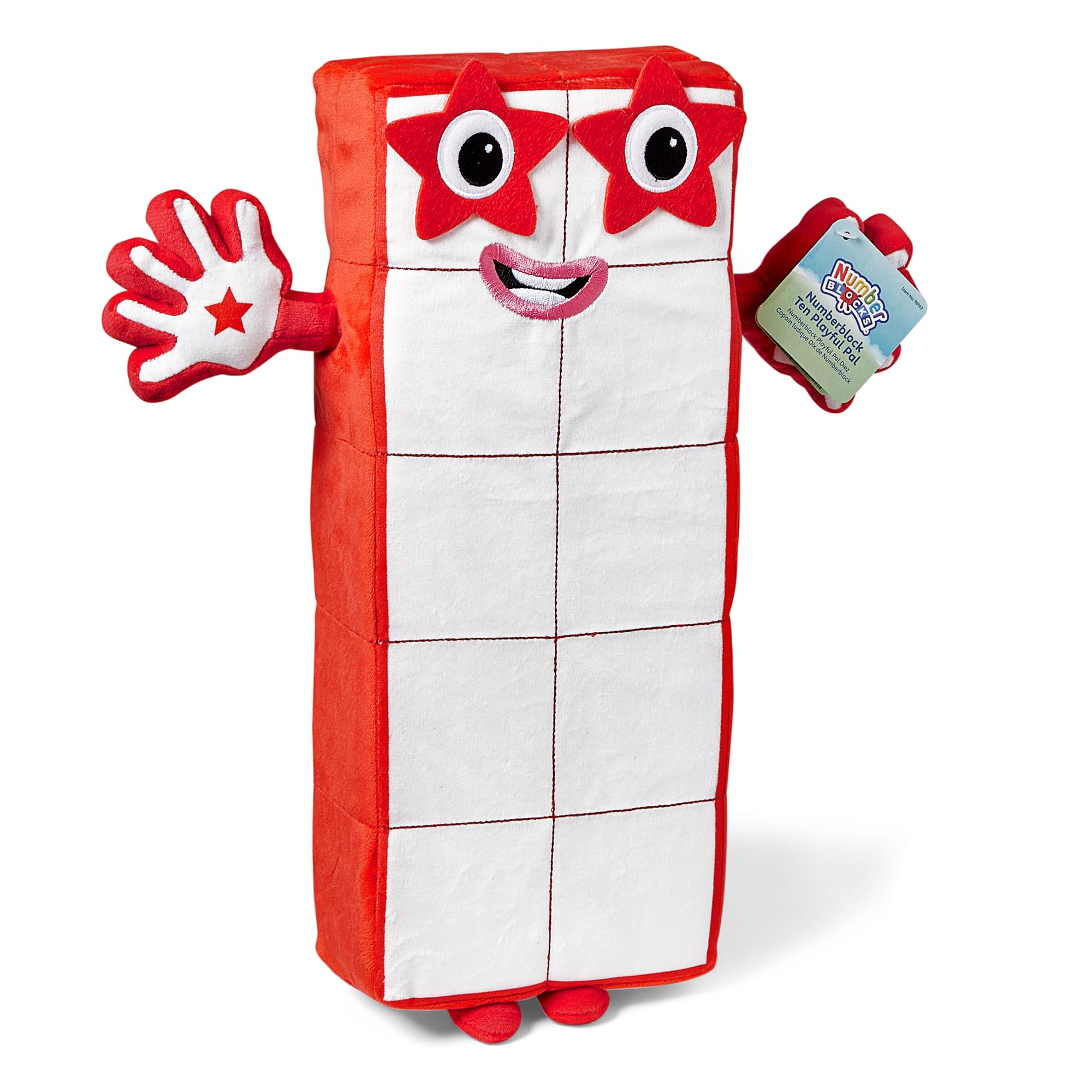 Learning Resources Numberblocks Pluszak Dziesiątka – Miękki Przyjaciel do Liczenia, 18+ Mies.