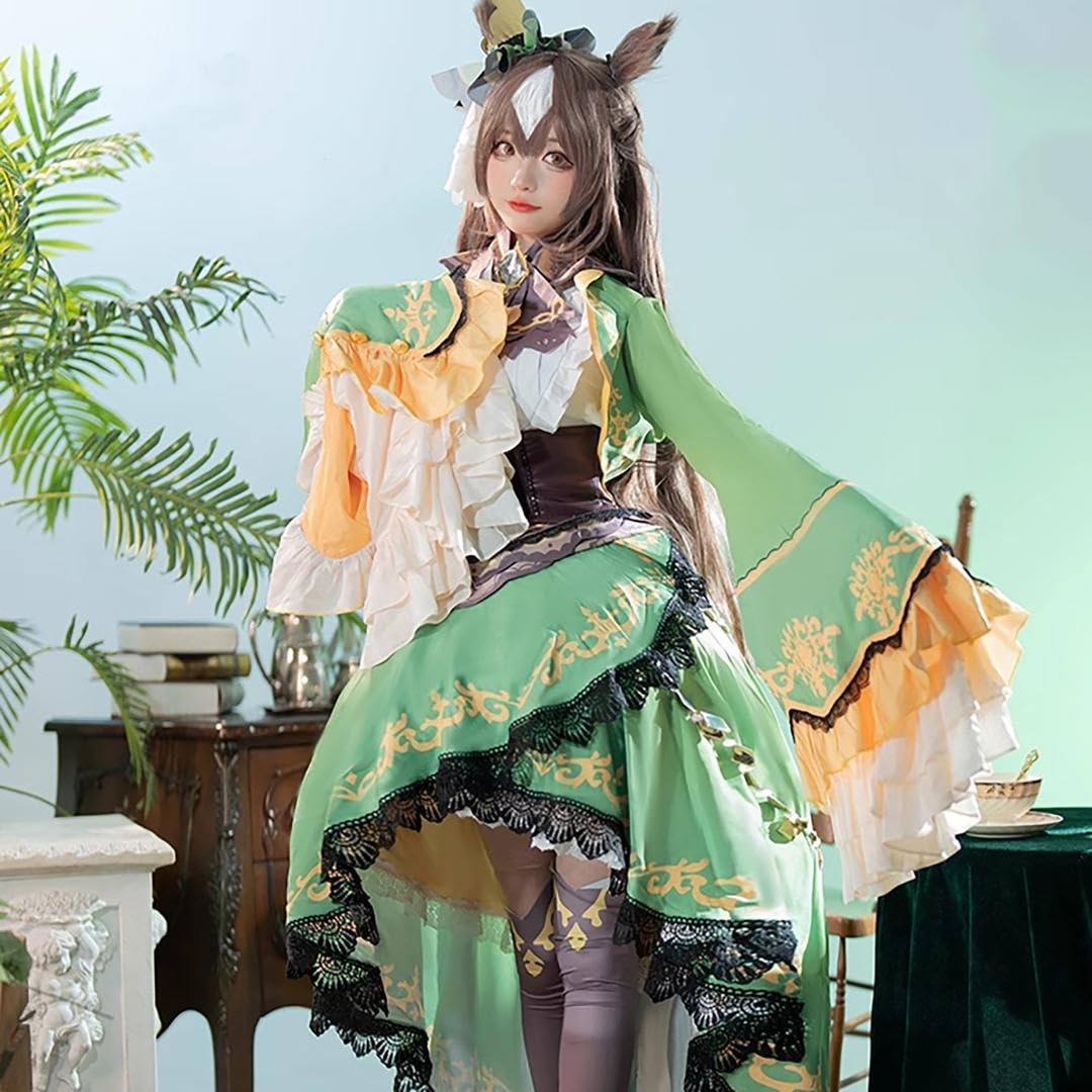 Amazon.co.jp: サトノダイヤモンド 勝負服 グリーンドレス ウマ娘 
