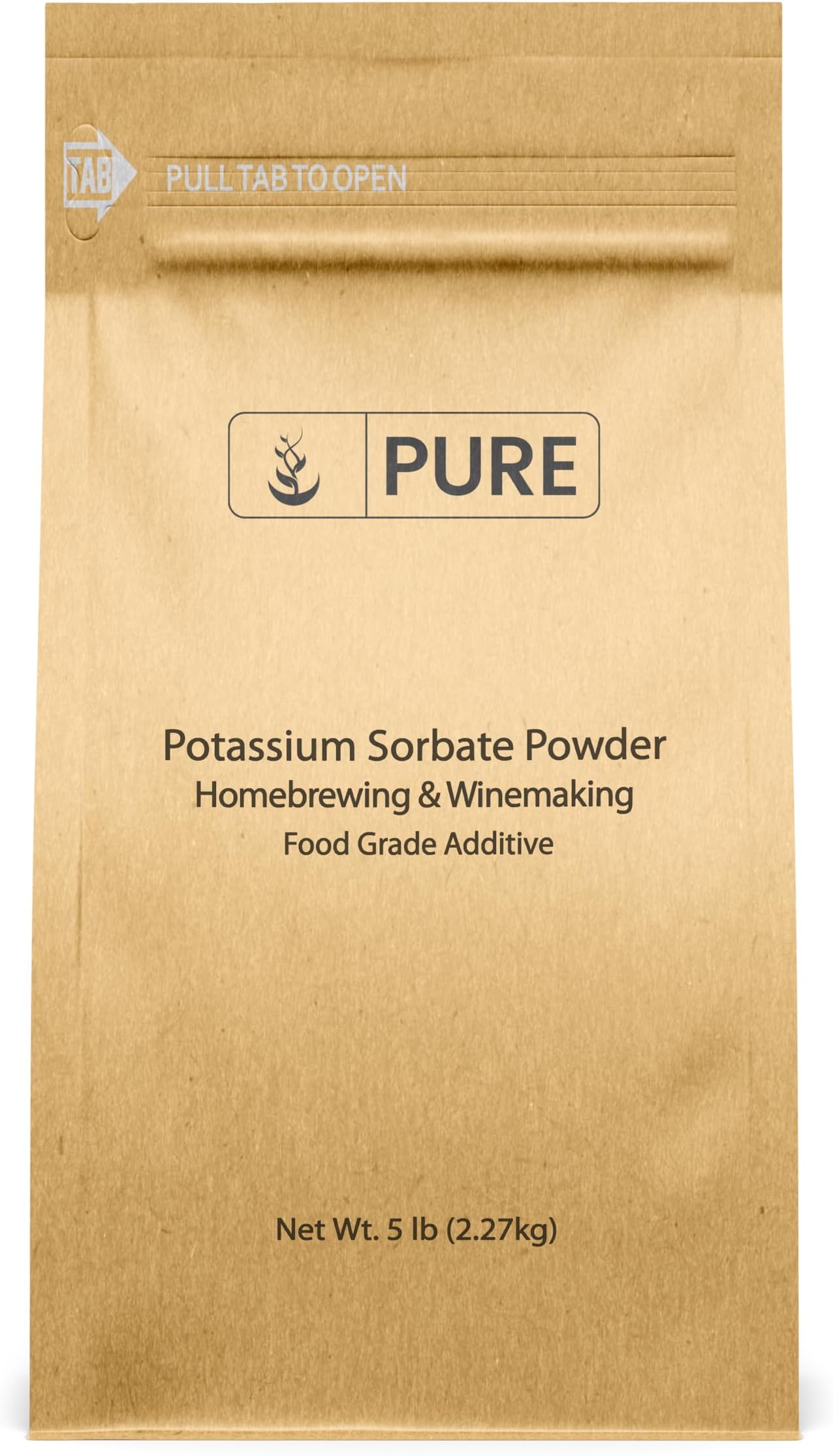 Pure Original Ingredients Potassium Sorbate (5 lb) Homebrewing & Winemaking, Food Grade Additive & Preservative