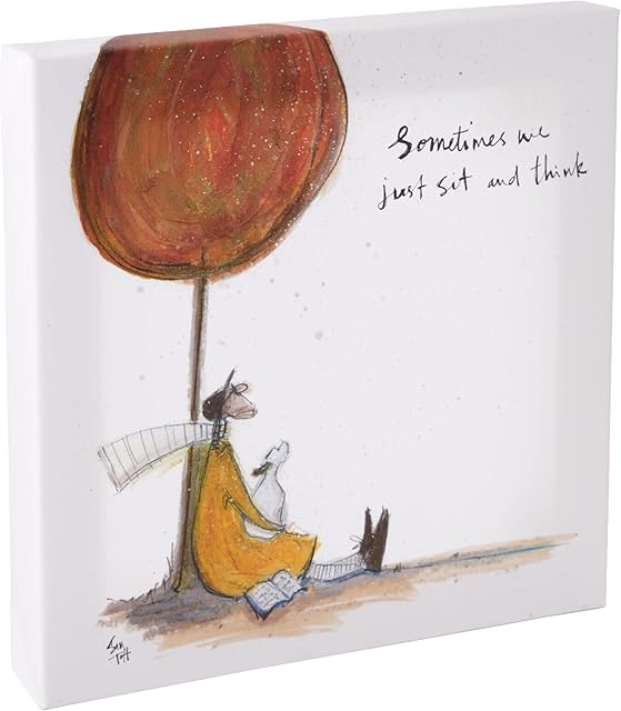 Sam Toft (Sometimes we Just Sit and Think 30 x 30cm Canvas