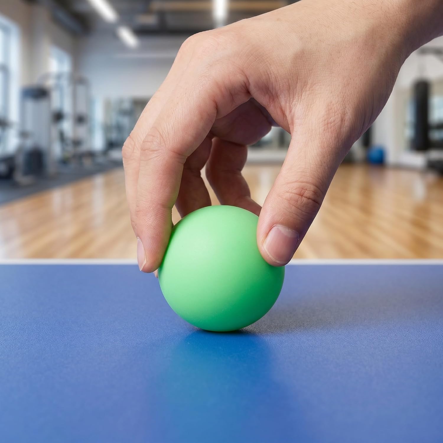 Toddmomy 100pcs Green Ping Pong Ball - Matte Table Tennis Balls - 40mm Seamless Plastic Spheres - Blank Smooth Spheres for Sports Celebration Game & Raffle Draw