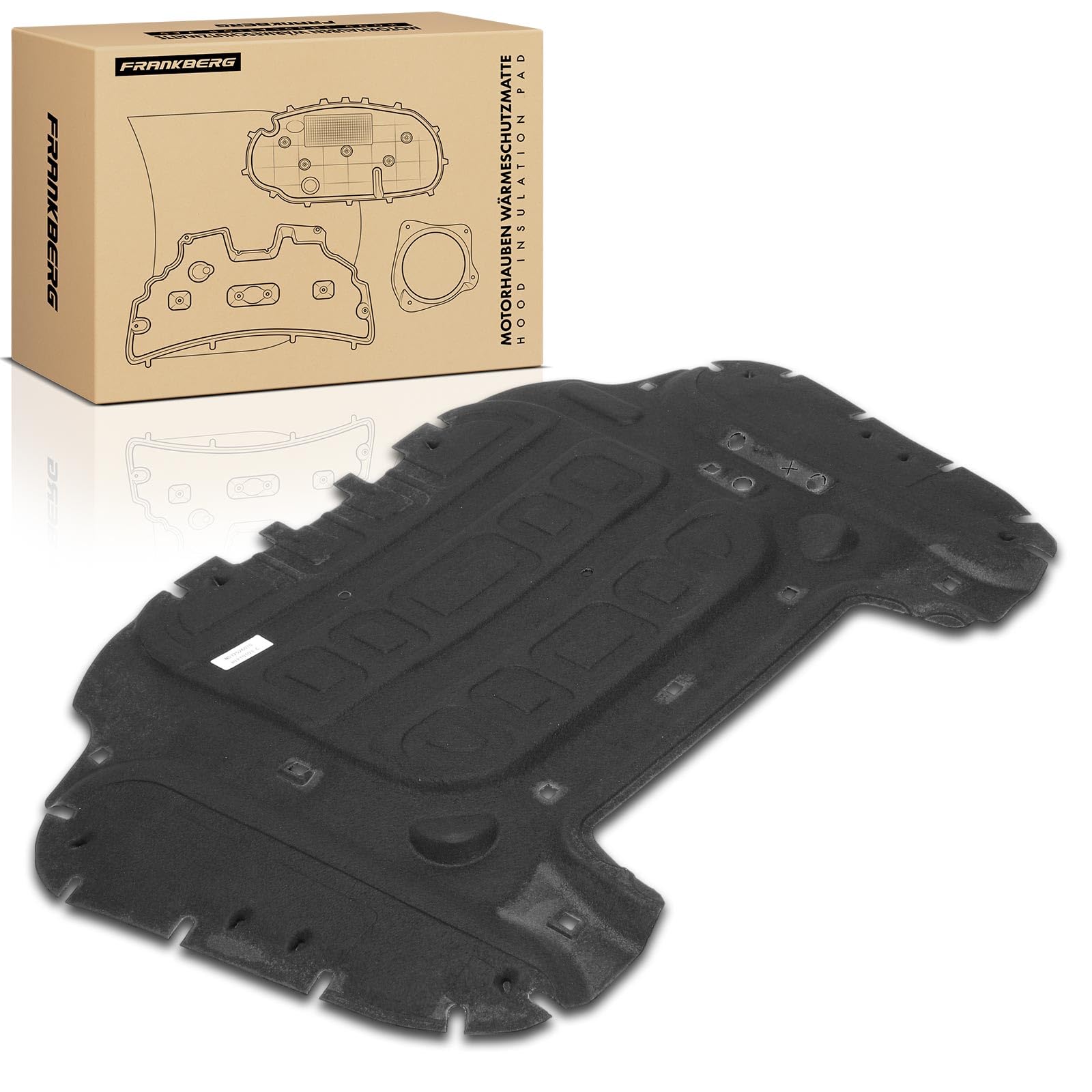 Frankberg Isolamento acustico del vano motore 97055610100 | Compatibile con: P.A.N.A.M.E.R.A 970
