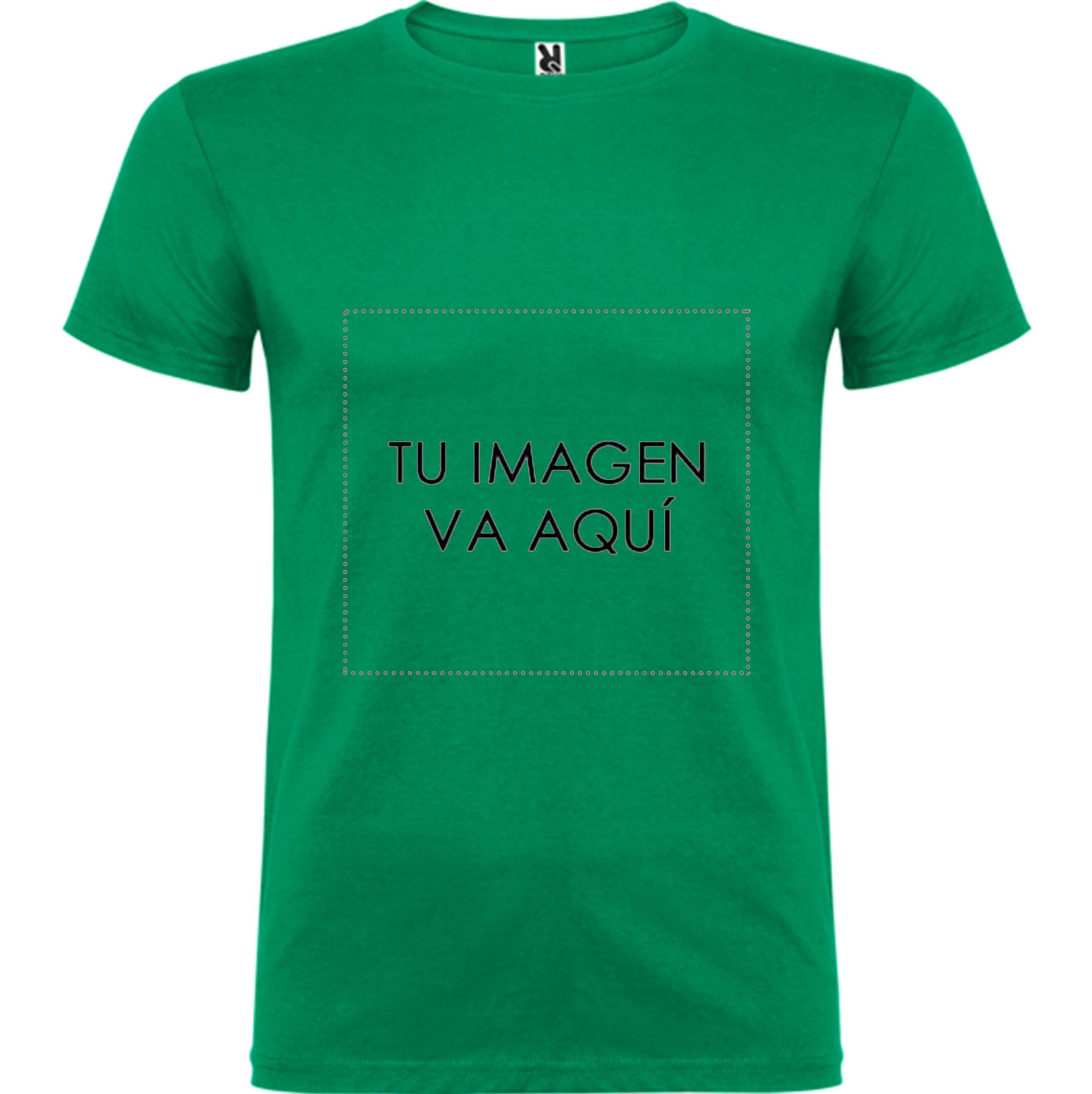 Camiseta Personalizada Manga Corta 100% Algodón Impresión Directa Ambos Lados
