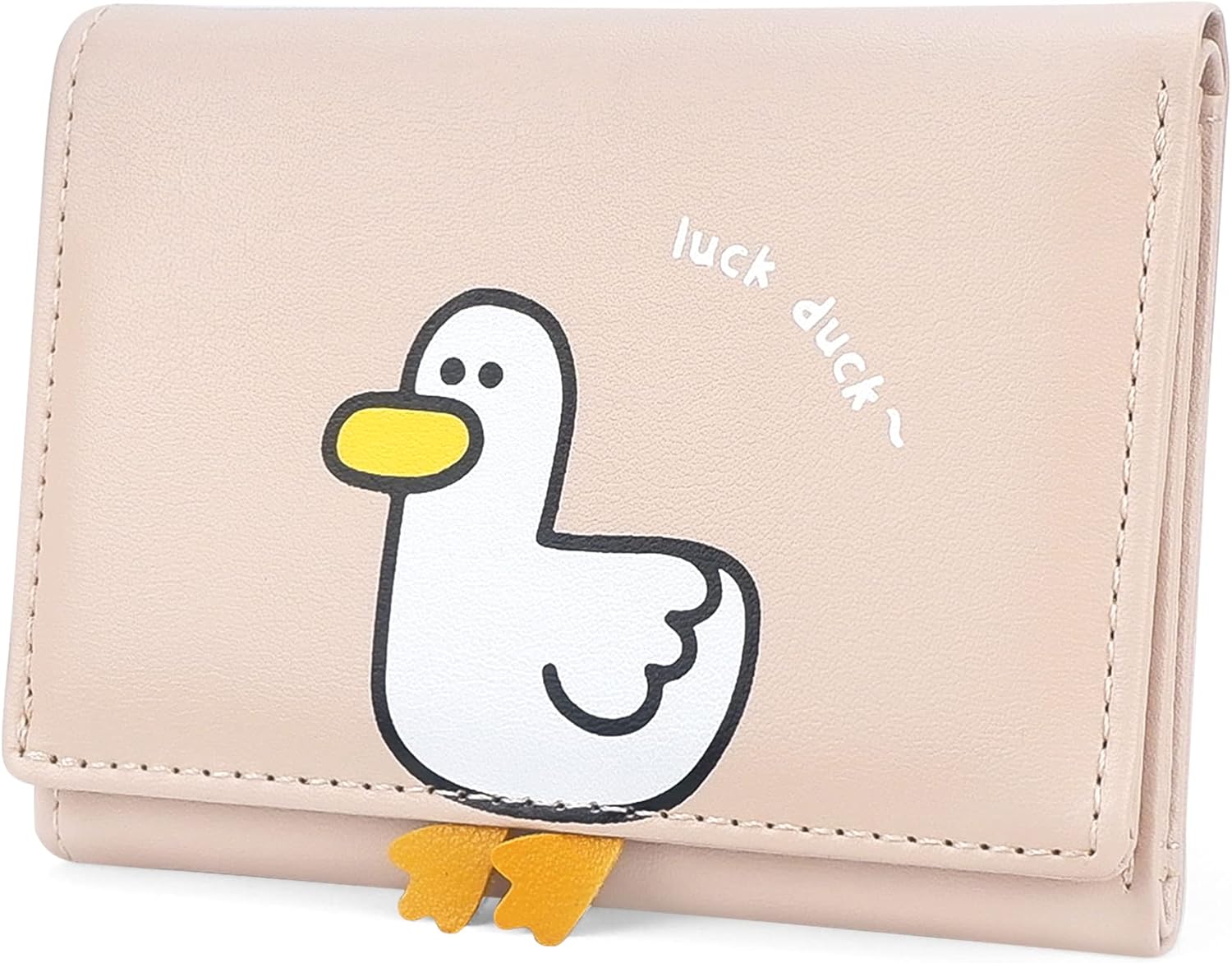 CONISY Cute Wallets for Women, Leather RFID Blocking Small Trifold Wallet with ID Window for Girls and Ladies Womens Wallet