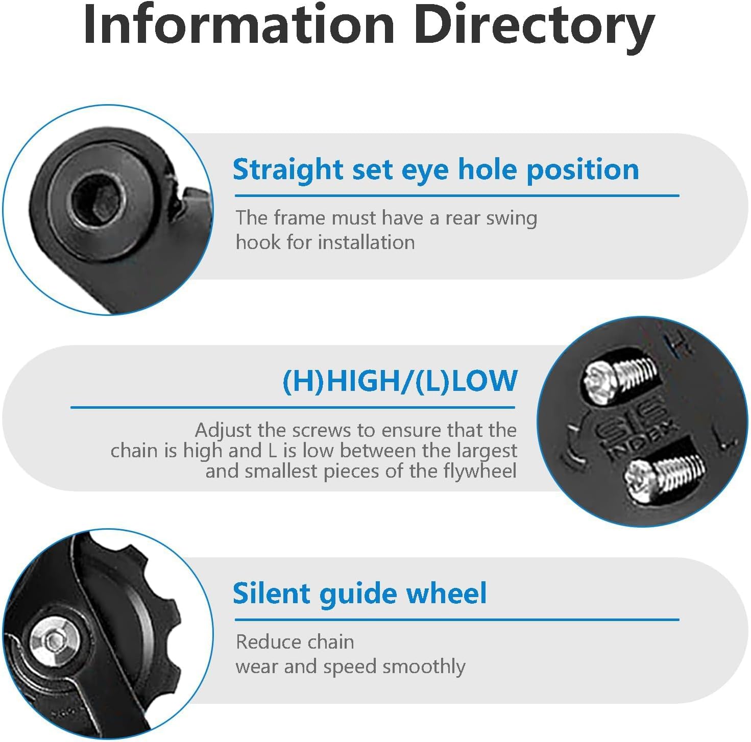 Rear Derailleur RD-TZ31-A 6/7 Speed Direct/Hanger Mount Derailleur for Mountain Kids Commuter Bike thumbnail