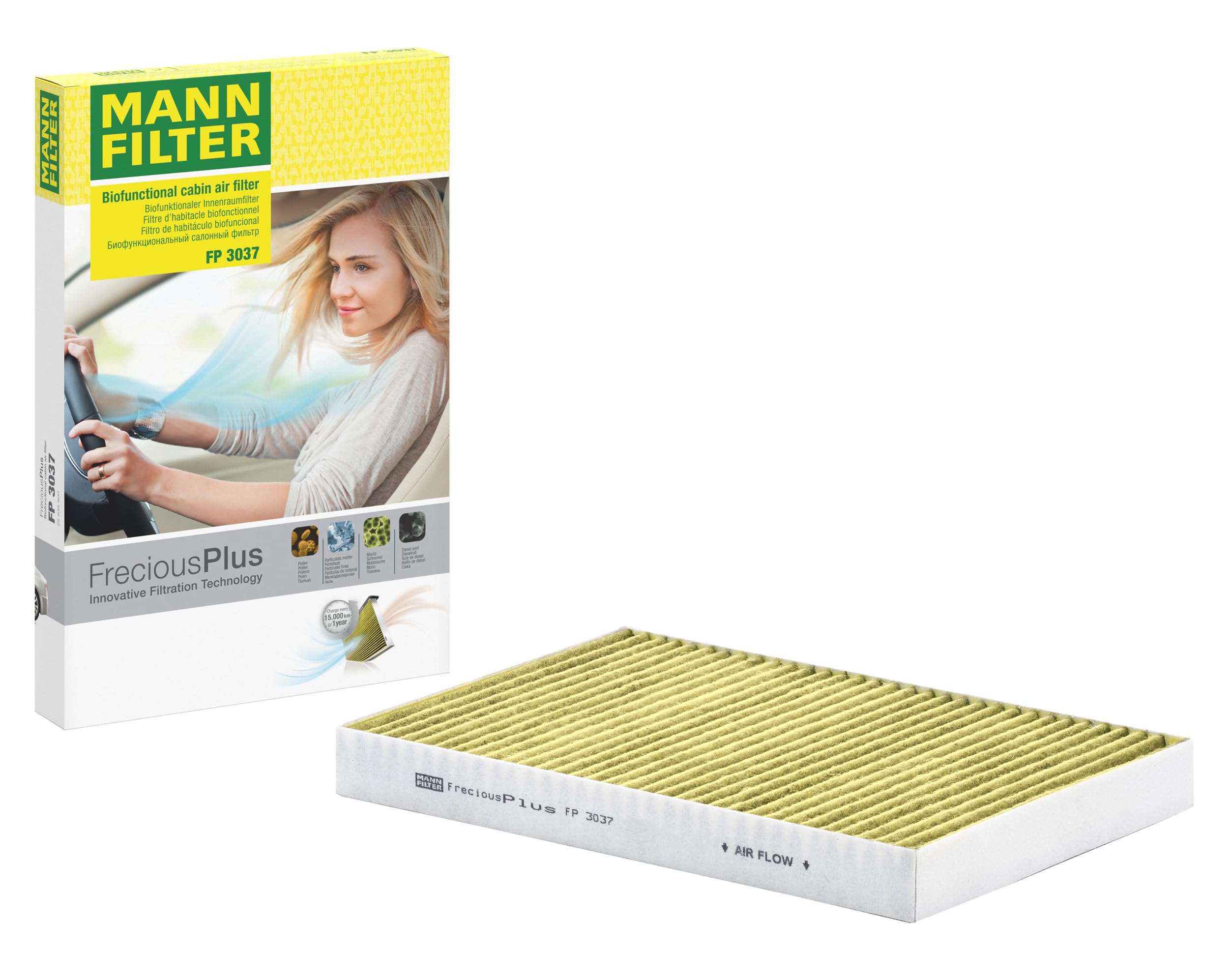 MANN-FILTER FreciousPlus - Anti-Alerjen Kabin Filtresi FP 3037 (VW Group)