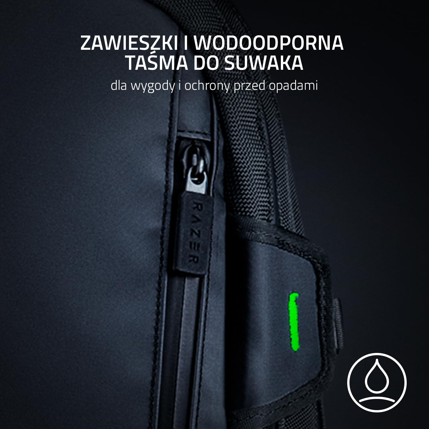 Razer Rogue V3 Backpack (15,6") Black Edition - kompaktowy plecak podróżny (kieszeń na laptopa do 15 cali, odporny na ścieranie, powłoka zewnętrzna z poliestru), czarny