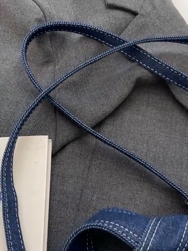 Bolso pequeño de mujer tipo bandolera vaquero miniatura 7