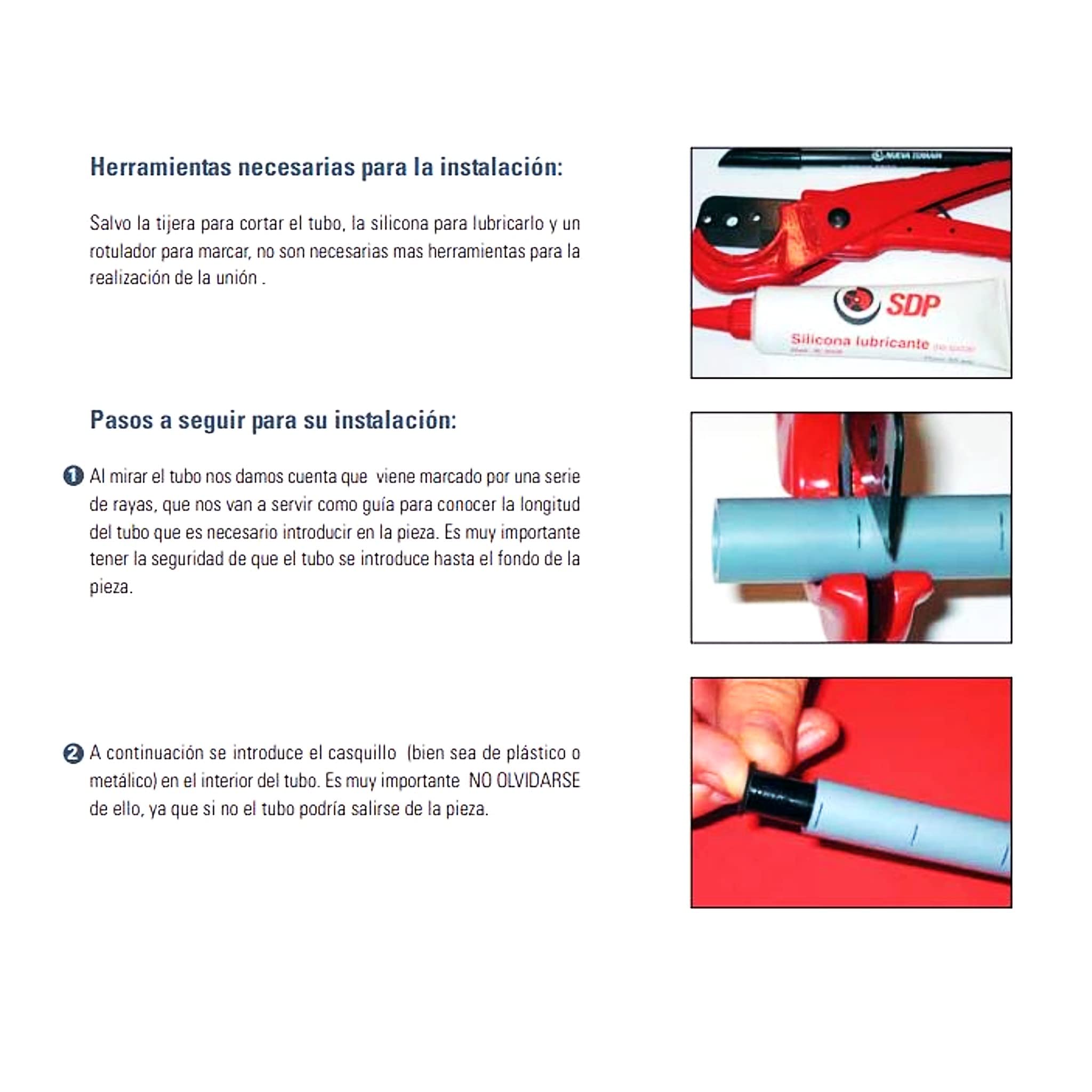 Bricoloco Tubo PVC corrugato flessibile grigio per impianti di tubi interni o esterni idraulici, giardino, piscine. Diverse misure e lunghezze (40 mm, 10 metri)