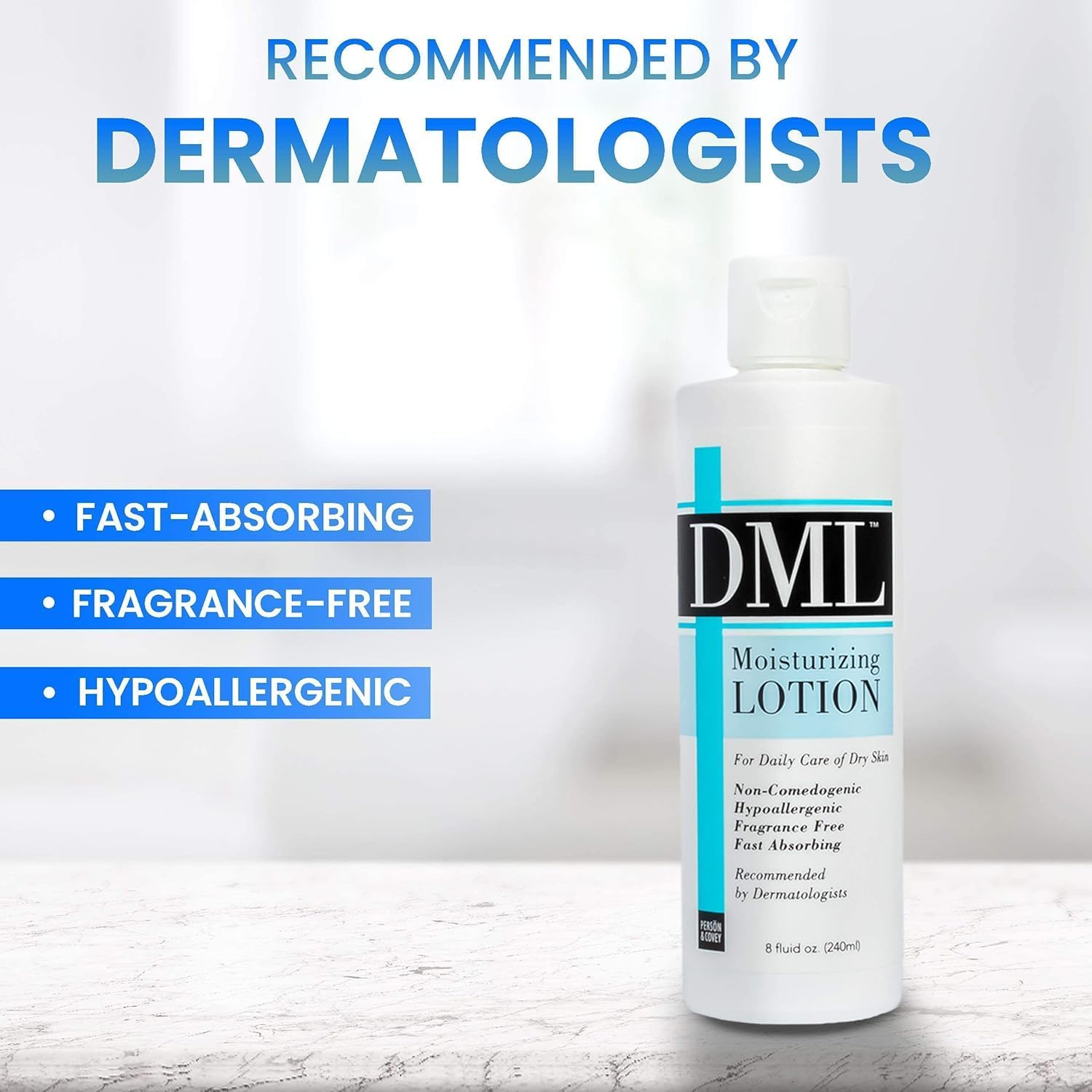 DML Moisturizing Lotion 8 oz (Pack of 6)