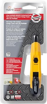 Sperry Instruments VD6508 Detector with Flashlight,cETLus Listed Lifetime, 1, 5 Clams/Master Non-Contact Voltage Tester, Yellow | Flashlight, audible & 360 visual alert, cETLus listed. (Formerly: Sperry Instruments)