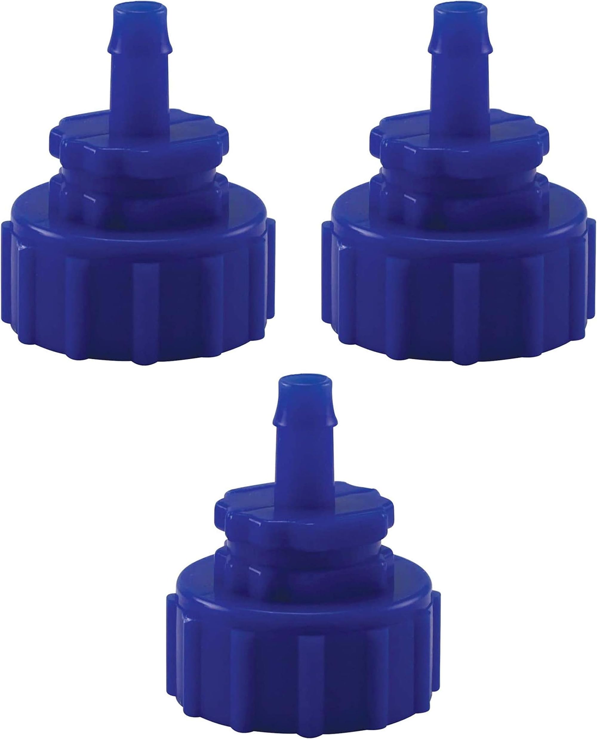Bottle Emptying Cap Adapter - Converts Used Plastic Bottles into a Great Water Source for Self-Watering Planter Insert - 3 Pack