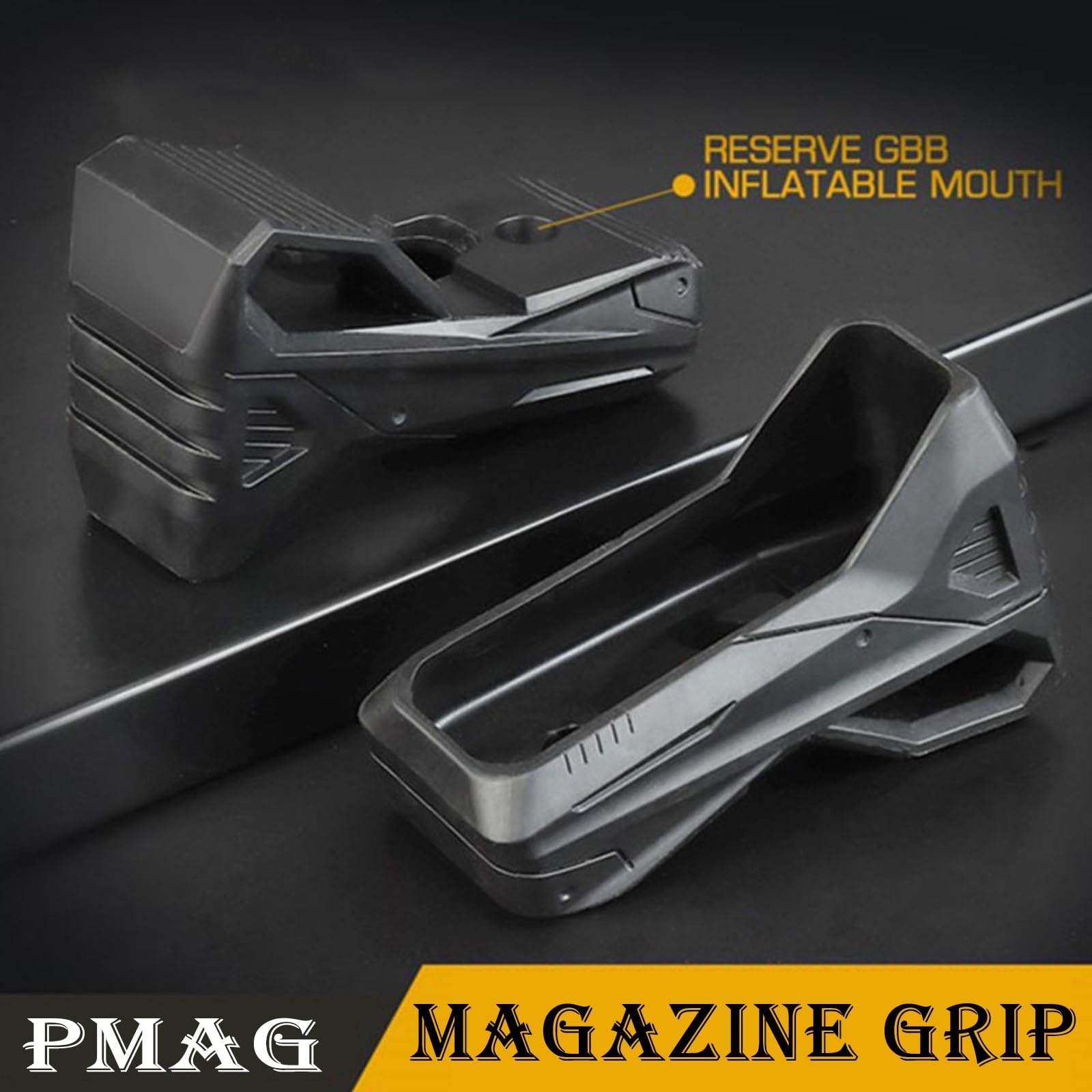 Pack de 4 Fundas de Agarre Rápido P-mag para Cargador M4, Accesorio Multifuncional Airsoft