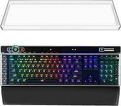 Geekria Full Size Keyboard Dust Cover Clear Acrylic Keypad Cover for 6 Dedicated G Keys Computer Mechanical Keyboard Compatible with Logitech Logicool G613, Corsair K100 RGB, Corsair K55 RGB PRO