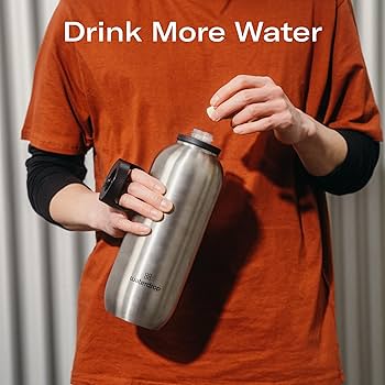 記念グッズ waterdrop THERMO STEEL BOTTLE 600ML Insulated thermo steel water bottle | waterdrop®