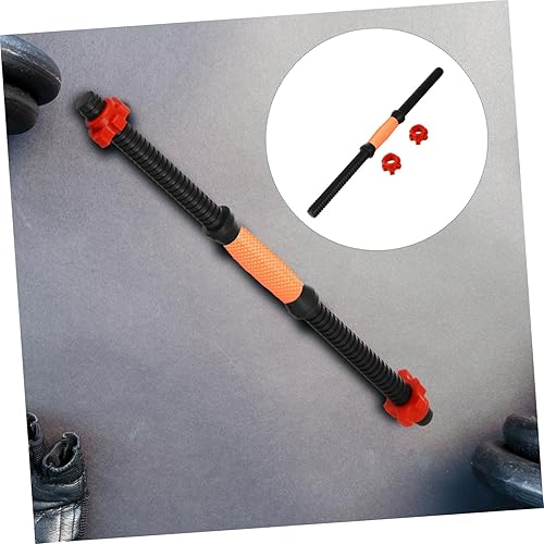 Miniatura 2 de Kisangel 1 juego de barras de mancuernas ajustables, barra de mancuernas ajustables, equipo de entrenamiento, barra de rizo, barra de mancuernas