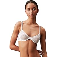 Calvin Klein Donna Reggiseno a Mezza Coppa Unlined Elasticizzato