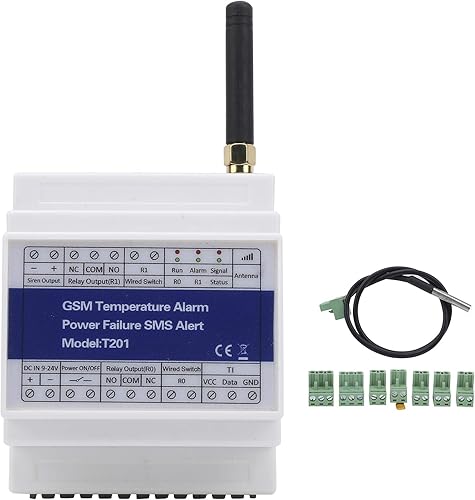 Miniatura 8 de GSM SMS Humedad Temperatura Monitor Remoto Alarma, Termómetros interiores Alarma de temperatura Alerta de fallo de energía Detector Control remoto