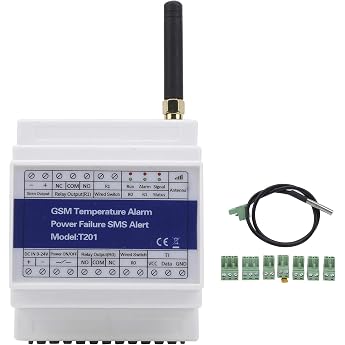GSM SMS Temperature Alarm Power Failure Alarm Support Remote Control Monitoring Timer Report Remote Reading Historical Data