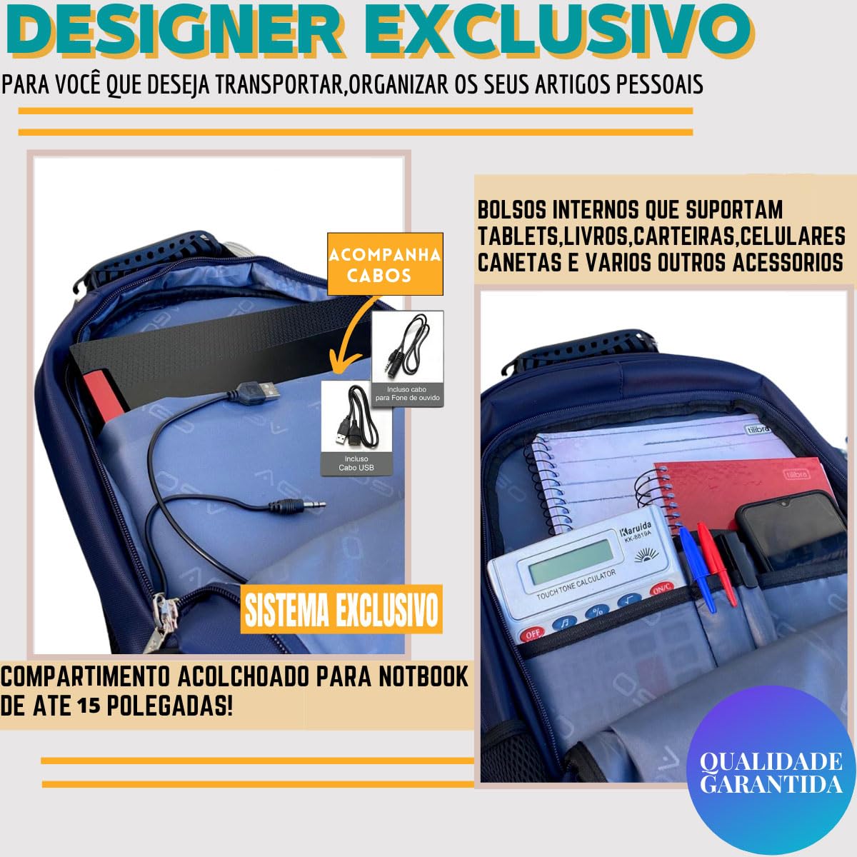 Mochila Bolsa Masculina Feminina Notebook Anti Furto Reforçada Semi Impermeável Escolar Faculdade Trabalho Viagem Resiste com Cadeado (Preto) em promoção! Veja a oferta e mais achadinhos de Mochilas & Pastas Masculinas 4 Hoje é o melhor dia para comprar Mochila Bolsa Masculina Feminina Notebook Anti Furto Reforçada Semi Impermeável Escolar Faculdade Trabalho Viagem Resiste com Cadeado (Preto) com aquele preço maroto! Promoção! Aproveite a oferta! 4