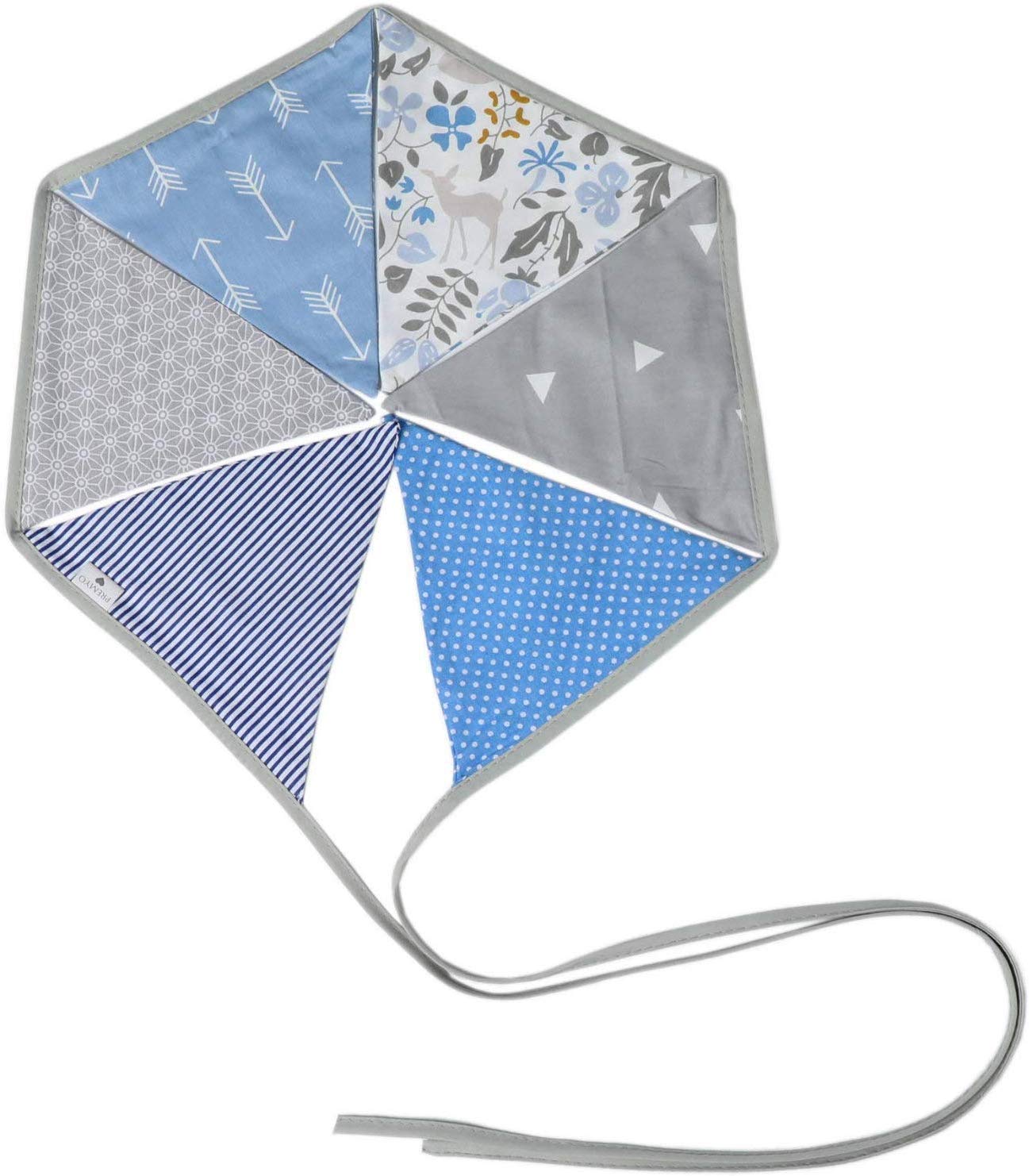 Guirlande De Fanions En Tissu Fait Main - Bonheur Enfantin