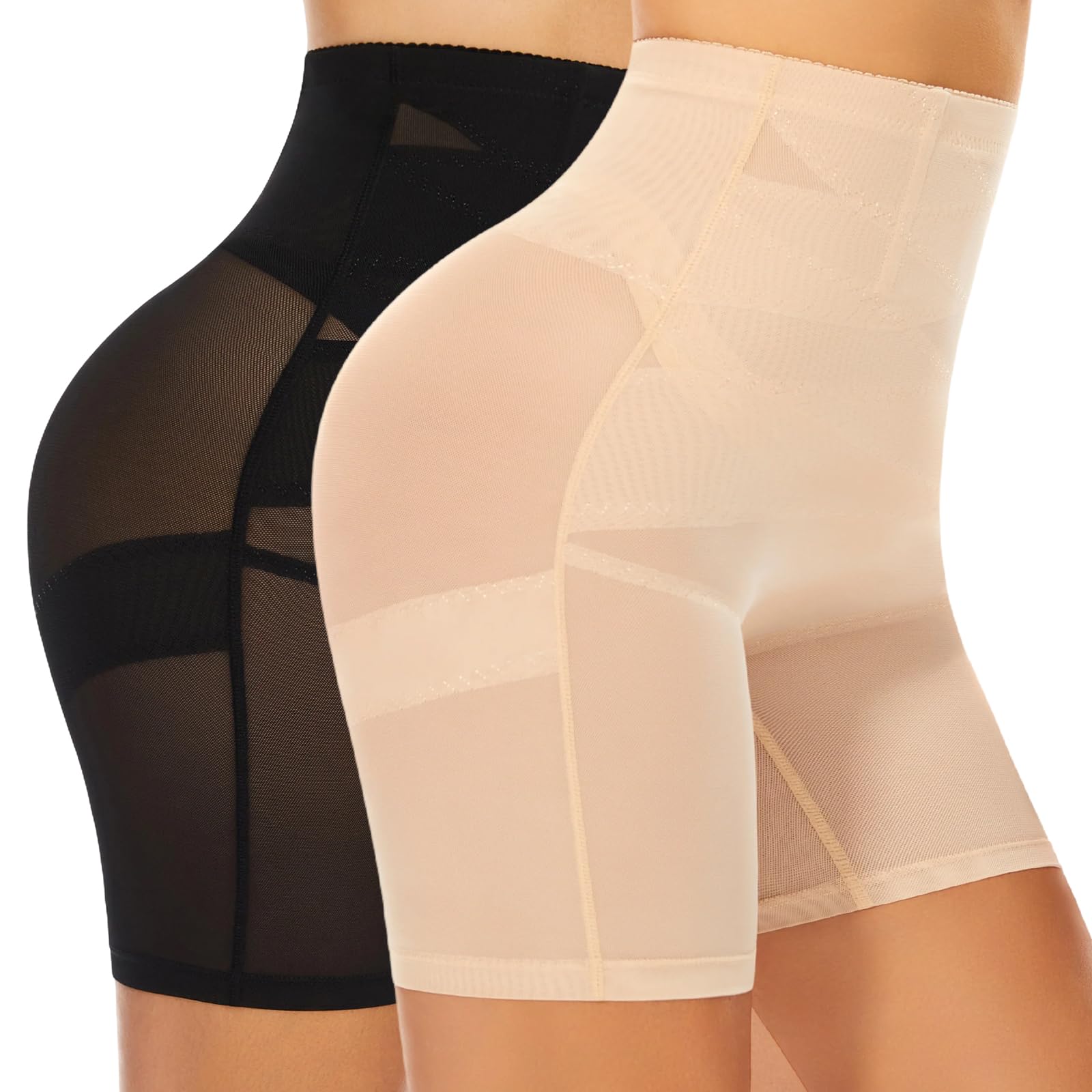 YADIFEN Shapewear Damen Bauchweg Unterhose, Hohe Taille Bauch Weg Hose Miederhose Panty Mit Bein Miderpants Shorts Body Shaper Bauchweg Unterwäsche Hose unter Kleid Kurze Shorts