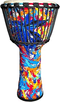 Djembe Drum 10inch Musical Instruments Hand Drums, Adult African Drums Musician Gifts  sea blue
