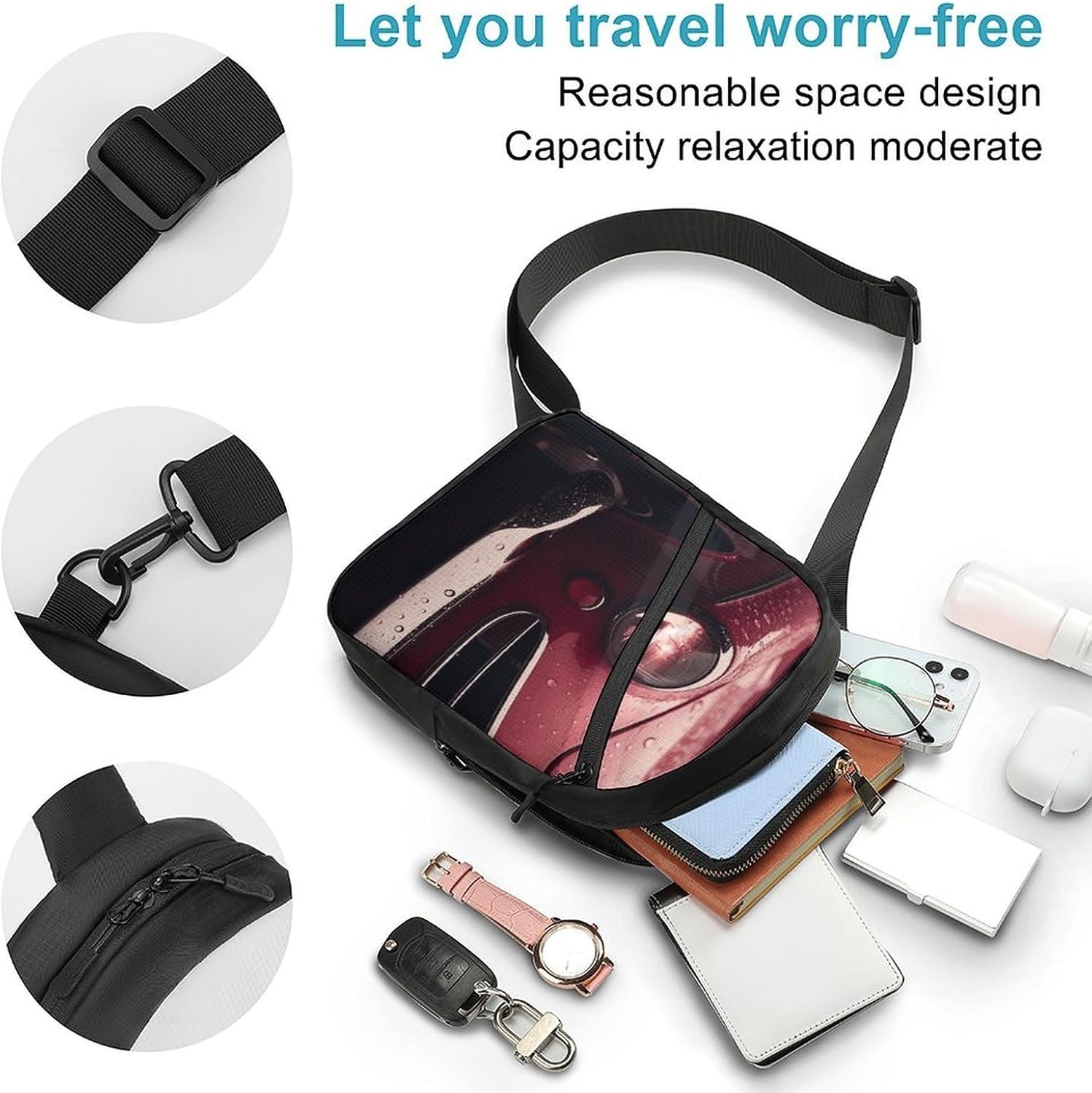 Car Side Chest Bag Waist Pack Crossbody Bags image 3