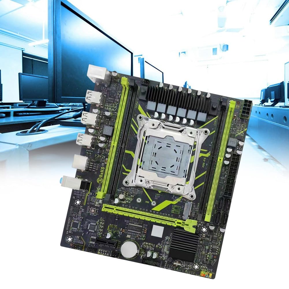 Zestaw Płyty Głównej X99 P4 z Chipsetem LGA2011 H55, Gigabitowym Ethernetem, Płytą Główną do Gier X99 DDR4 Ze Slotami M.2 NVME/NGFF