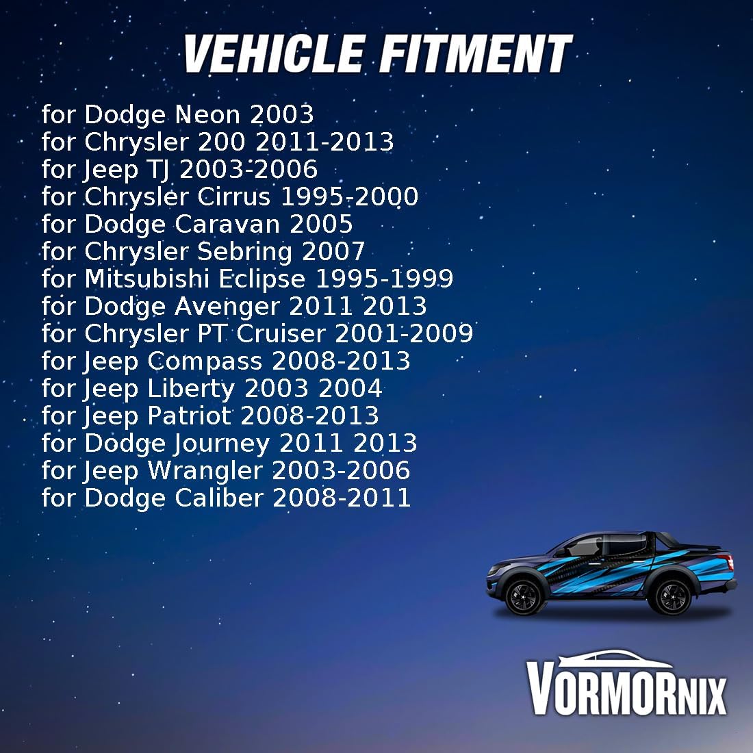 Front Engine Camshaft Seal for Chrysler 200 2011 2012 2013 Replacement 4777 086 2 x